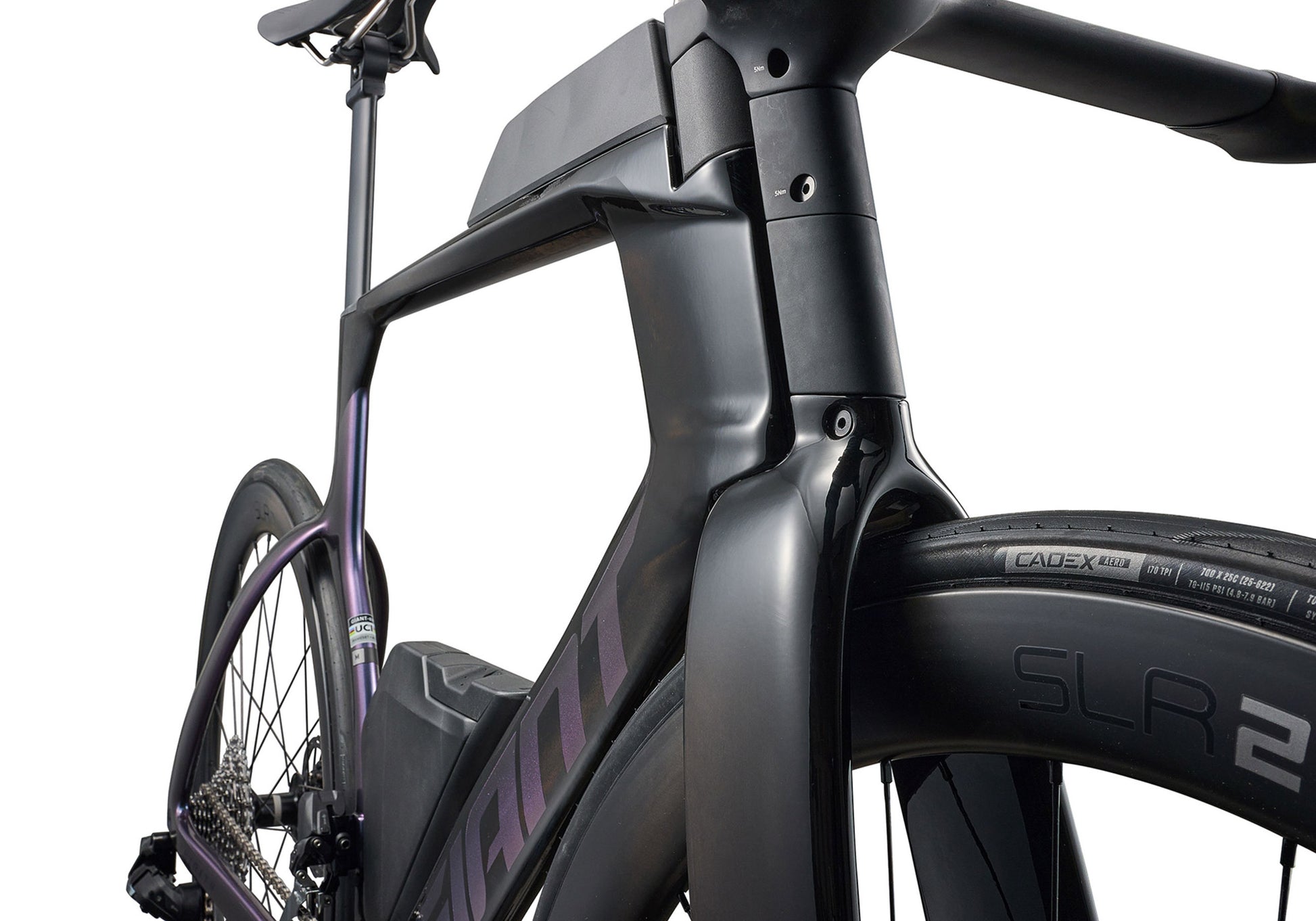 2026 Giant Trinity Advanced SL 2 Men's Road Bike, Carbon/BlueDragonfly image 5