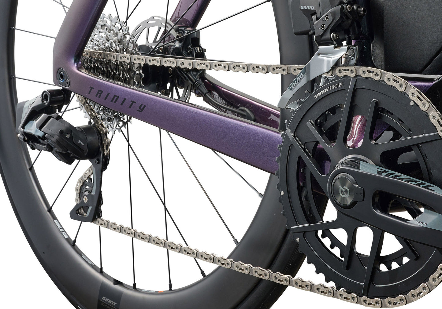 2026 Giant Trinity Advanced SL 2 Men's Road Bike, Carbon/BlueDragonfly image 3