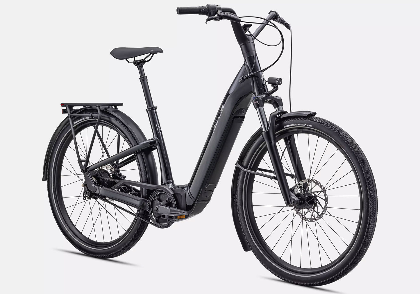 Specialized Turbo Como 4.0 IGH Unisex Electric Urban Bike, Cast Black front view