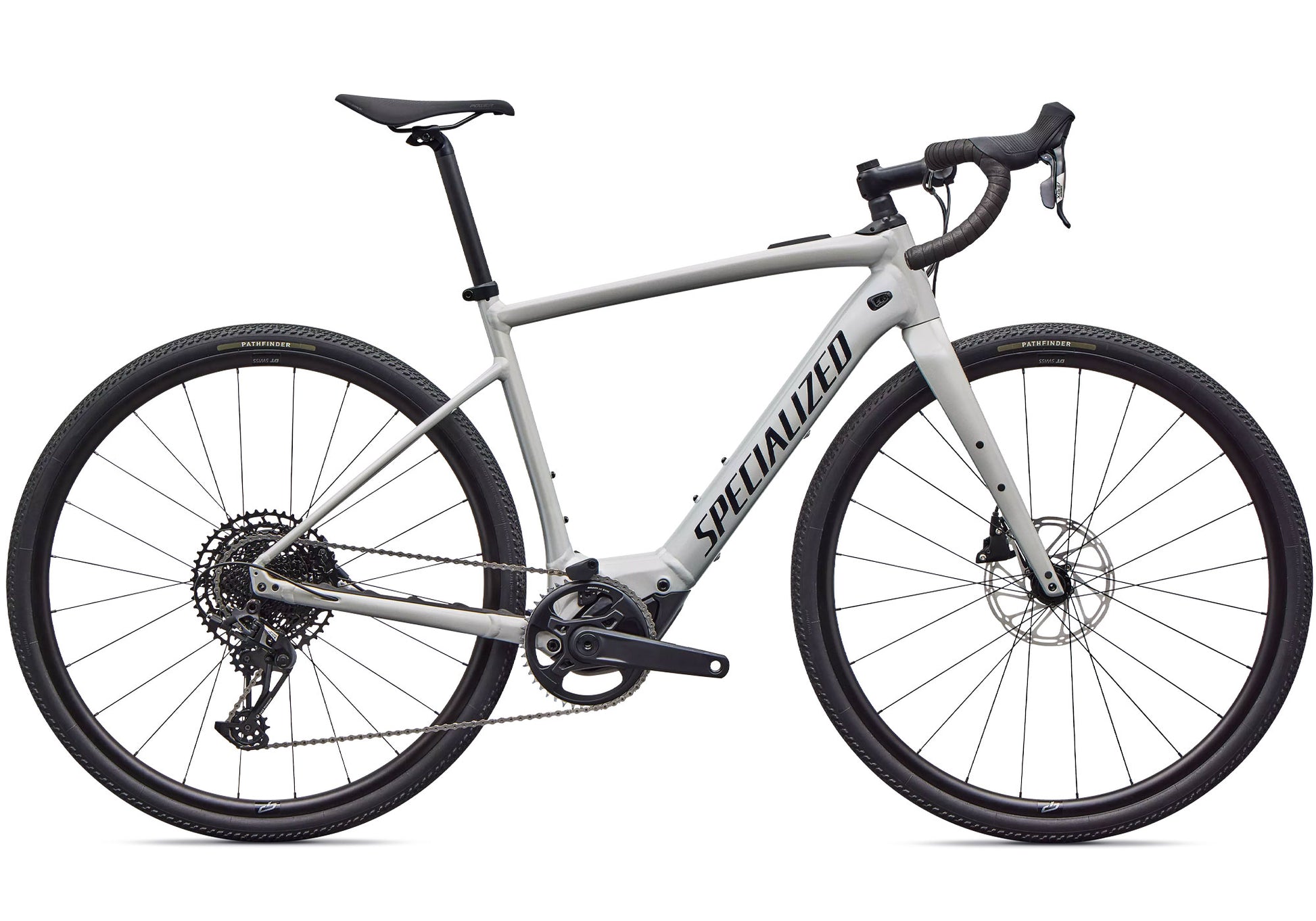 2026 Specialized Turbo Creo 2 Comp E5 Gloss Dolomite Metallic / Dark Navy Metallic image 3