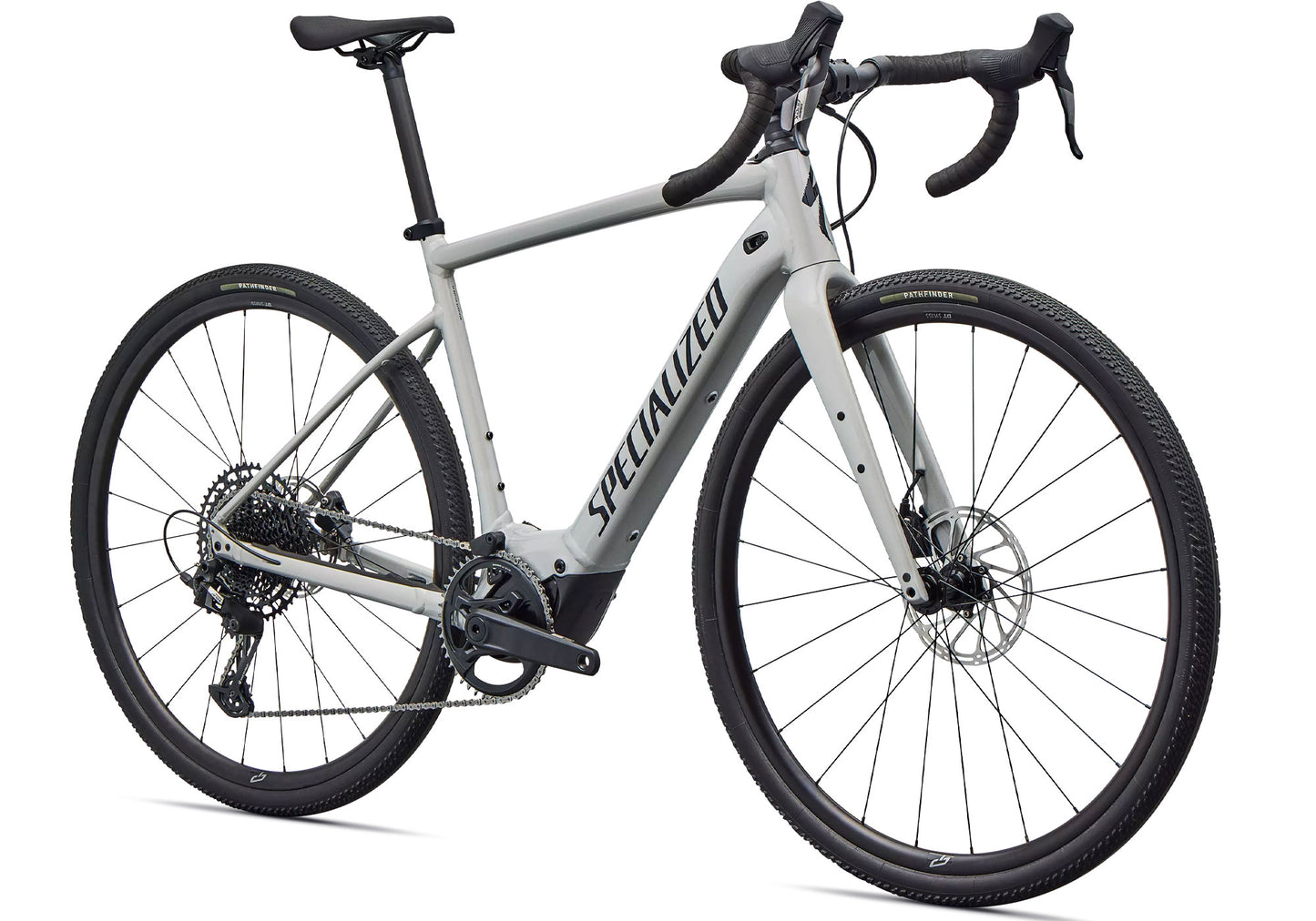 2026 Specialized Turbo Creo 2 Comp E5 Gloss Dolomite Metallic / Dark Navy Metallic image 1