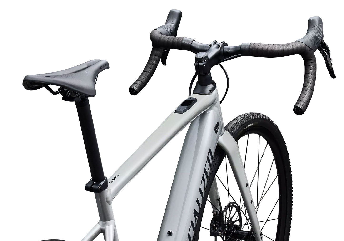 2026 Specialized Turbo Creo 2 Comp E5 Gloss Dolomite Metallic / Dark Navy Metallic image 6