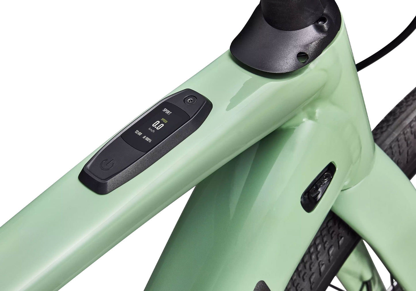 2026 Specialized Turbo Creo 2 Comp E5 Unisex Electric Road Bike, Gloss Pistachio/Smoke image 6