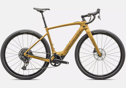 2025 Specialized Creo SL Comp Carbon Electric Road Bike - Satin Harvest Gold side view