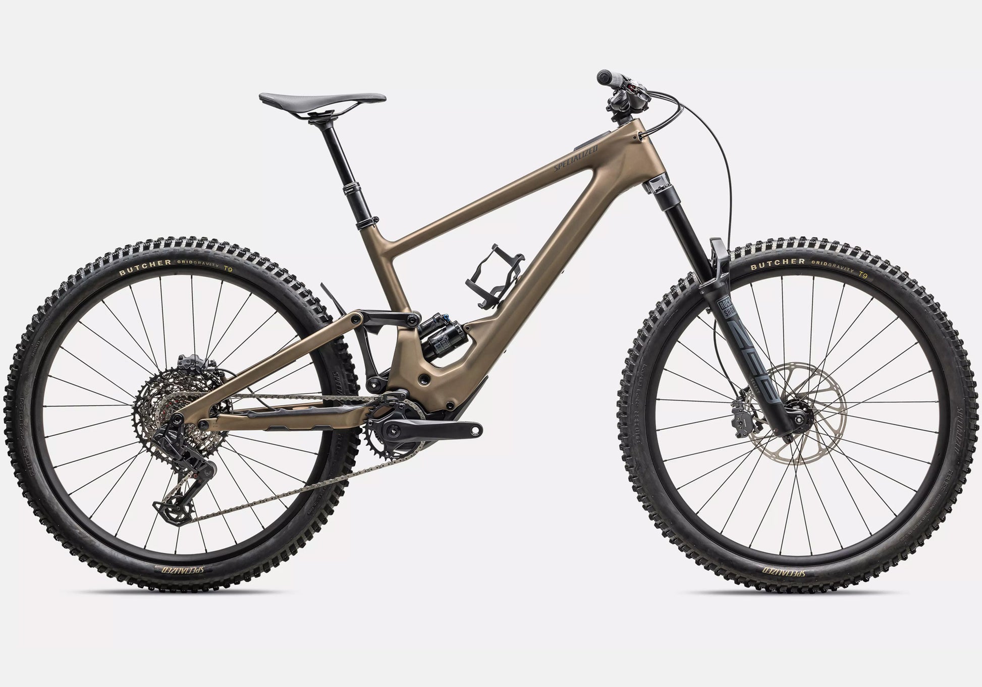 2025 Specialized Turbo Kenevo SL 2 Comp Unisex Electric Mountain Bike, Burnt Gold Metallic