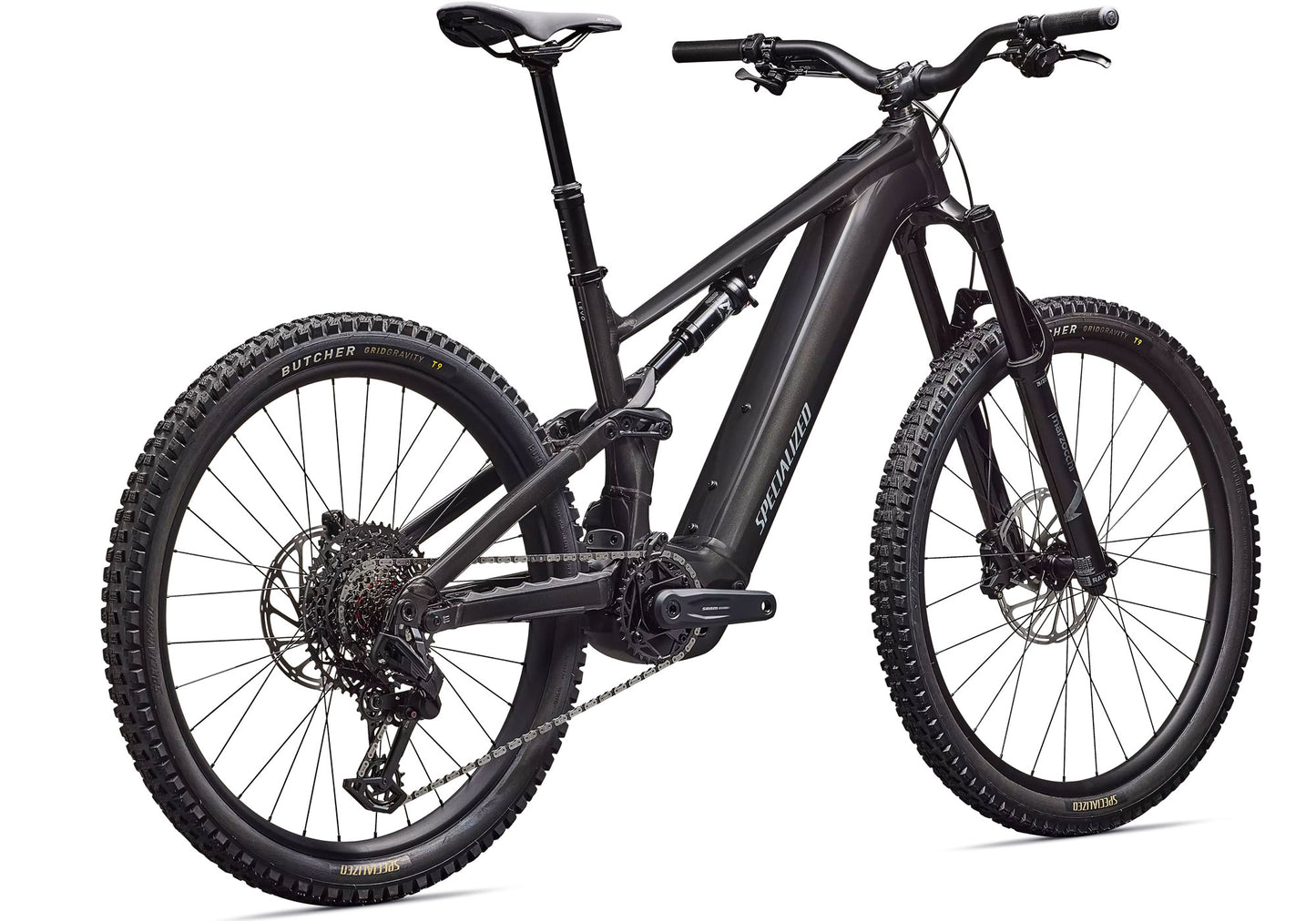 2026 Specialized Turbo Levo 4 Alloy Gloss Metallic Obsidian / Silver Dust image 2