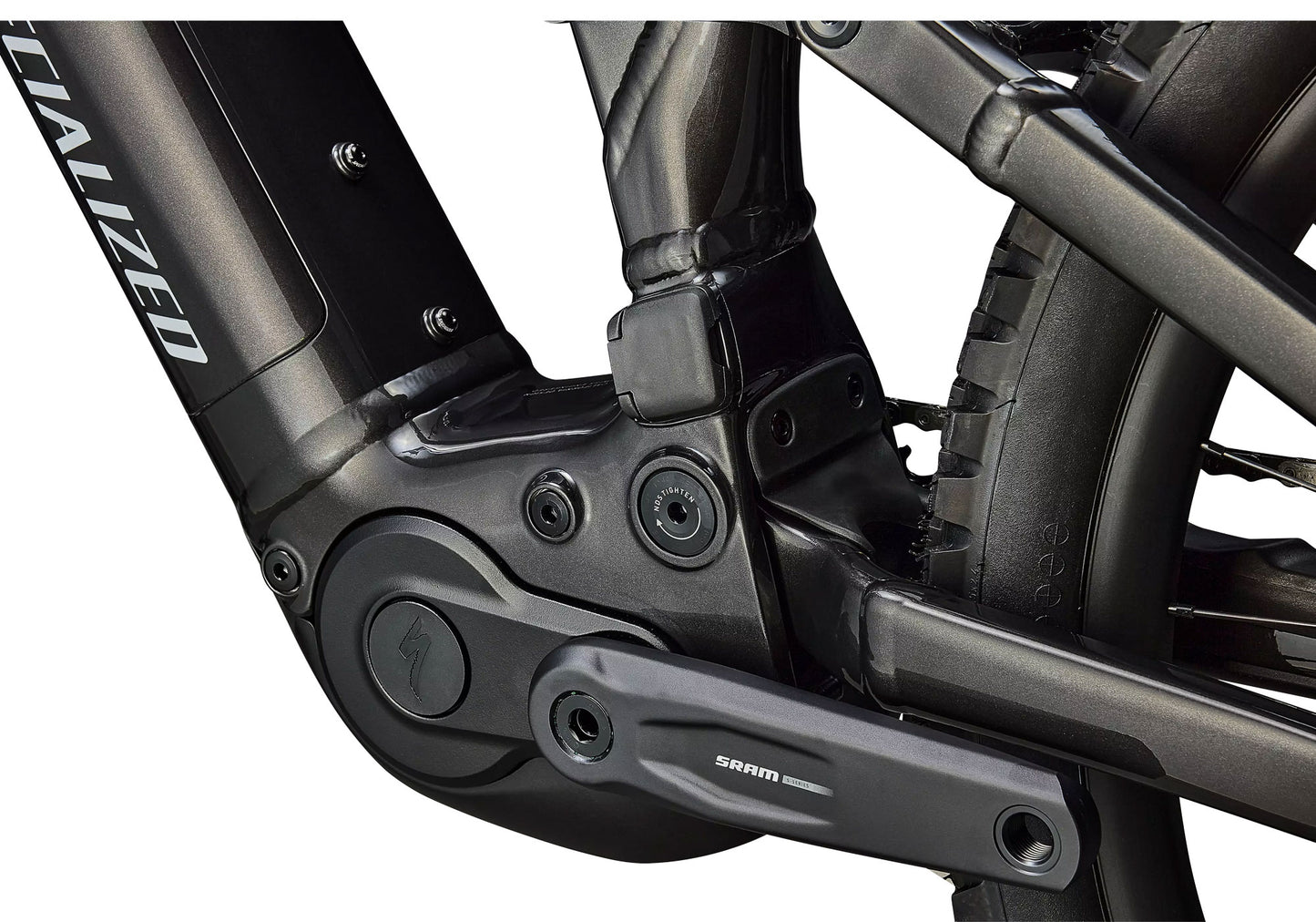 2026 Specialized Turbo Levo 4 Alloy Unisex Electric Mountain Bike, Gloss Metallic Obsidian / Silver Dust