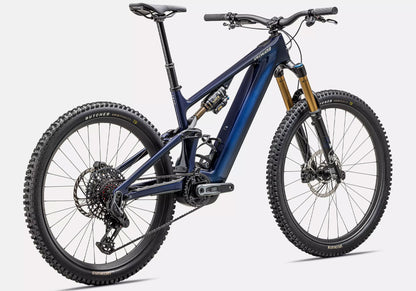 Specialized Turbo Levo 4 Pro Electric Mountain Bike, Gloss Blue Onyx rear view