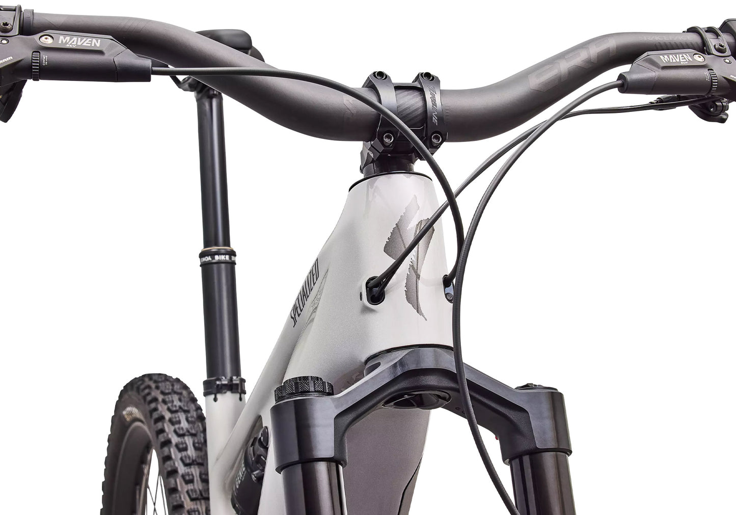 2027 Specialized Turbo Levo 4 Pro Unisex Electric Mountain BIke - Gloss Dolomite Metallic/Smoke image 6
