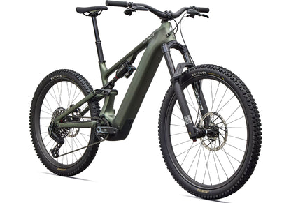 2027 Specialized Turbo Levo 4 Pro Unisex Electric Mountain Bike, Satin Bottle Green/Silver Dust image 1