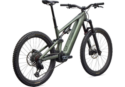 2027 Specialized Turbo Levo 4 Pro Unisex Electric Mountain Bike, Satin Bottle Green/Silver Dust image 3