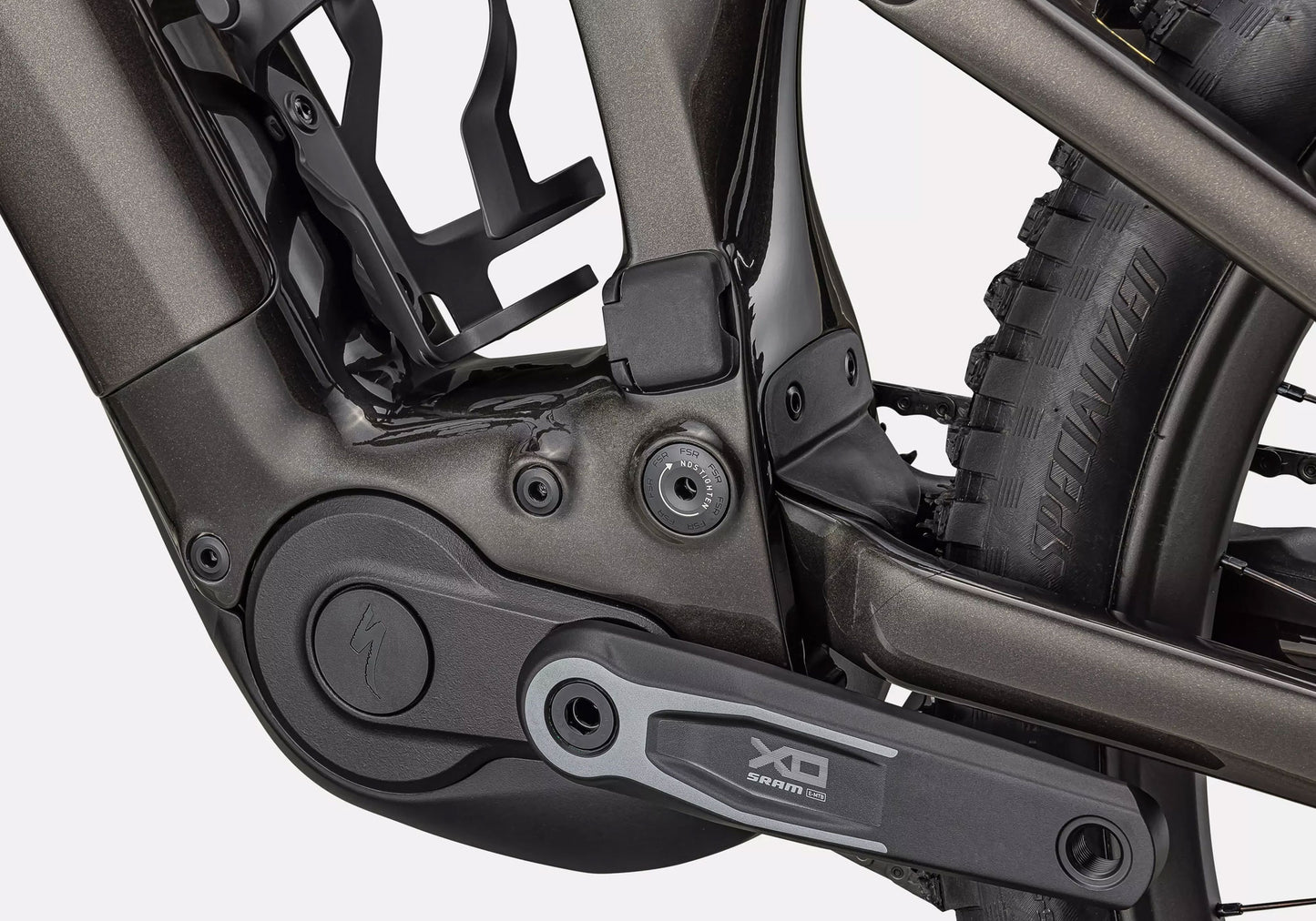 Specialized Turbo Levo 4 Pro Electric Mountain Bike, Gloss Metallic Obsidian detail 1