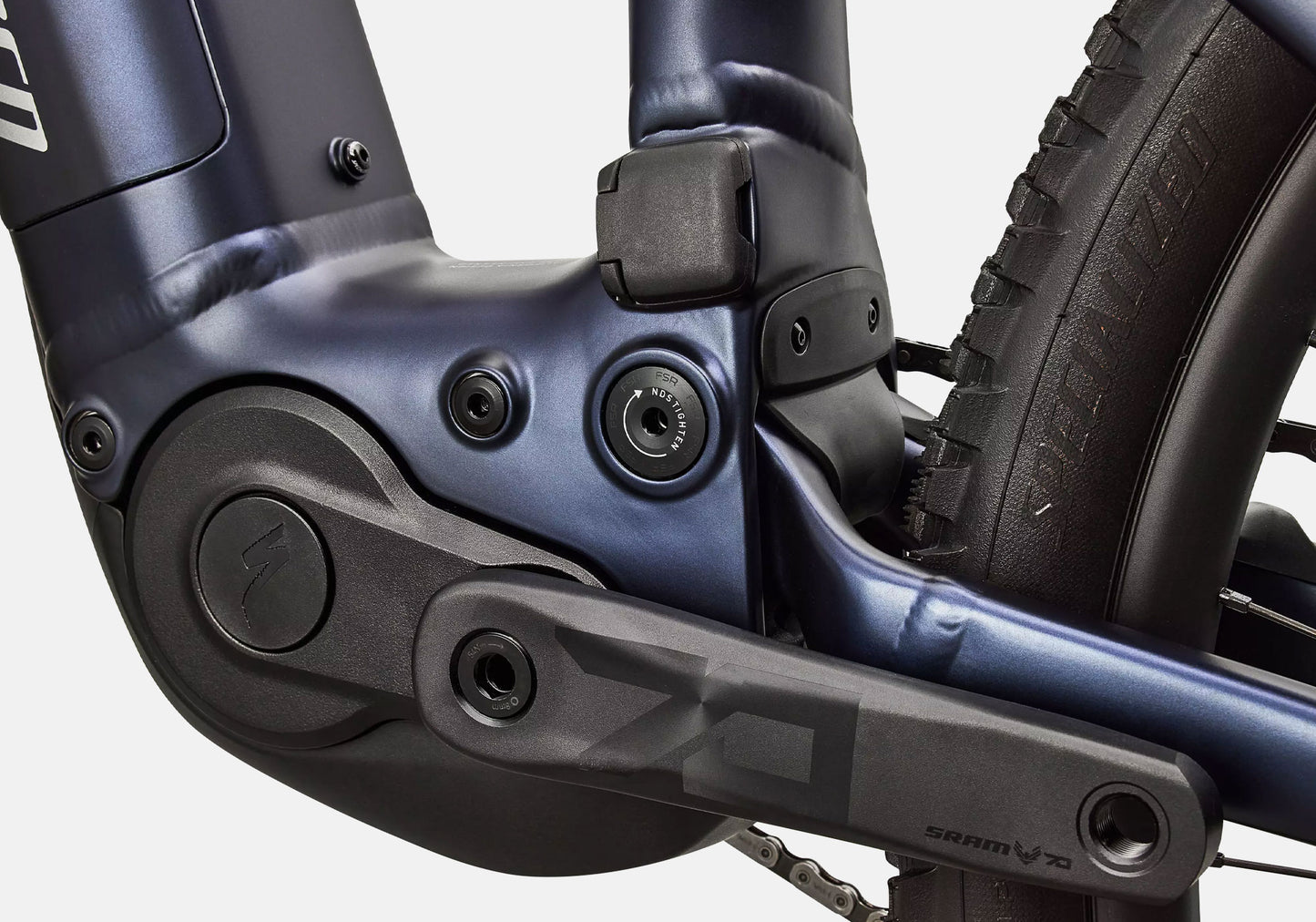 2027 Specialized Turbo Levo R Comp Alloy, Unisex Mountain Bike, Satin Metallic Deep Marine image 5