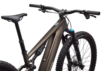 2026 Specialized Turbo Levo R Comp Unisex Electric Mountain Bike, Gloss Gunmetal/White Mountains image 7