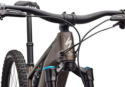 2026 Specialized Turbo Levo R Comp Unisex Electric Mountain Bike, Gloss Gunmetal/White Mountains image 6