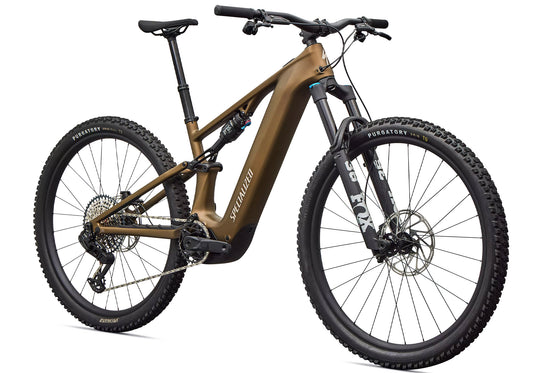 2026 Specialized Turbo Levo R Comp Unisex Electric Bike, Satin Burnt Gold Metallic image 1