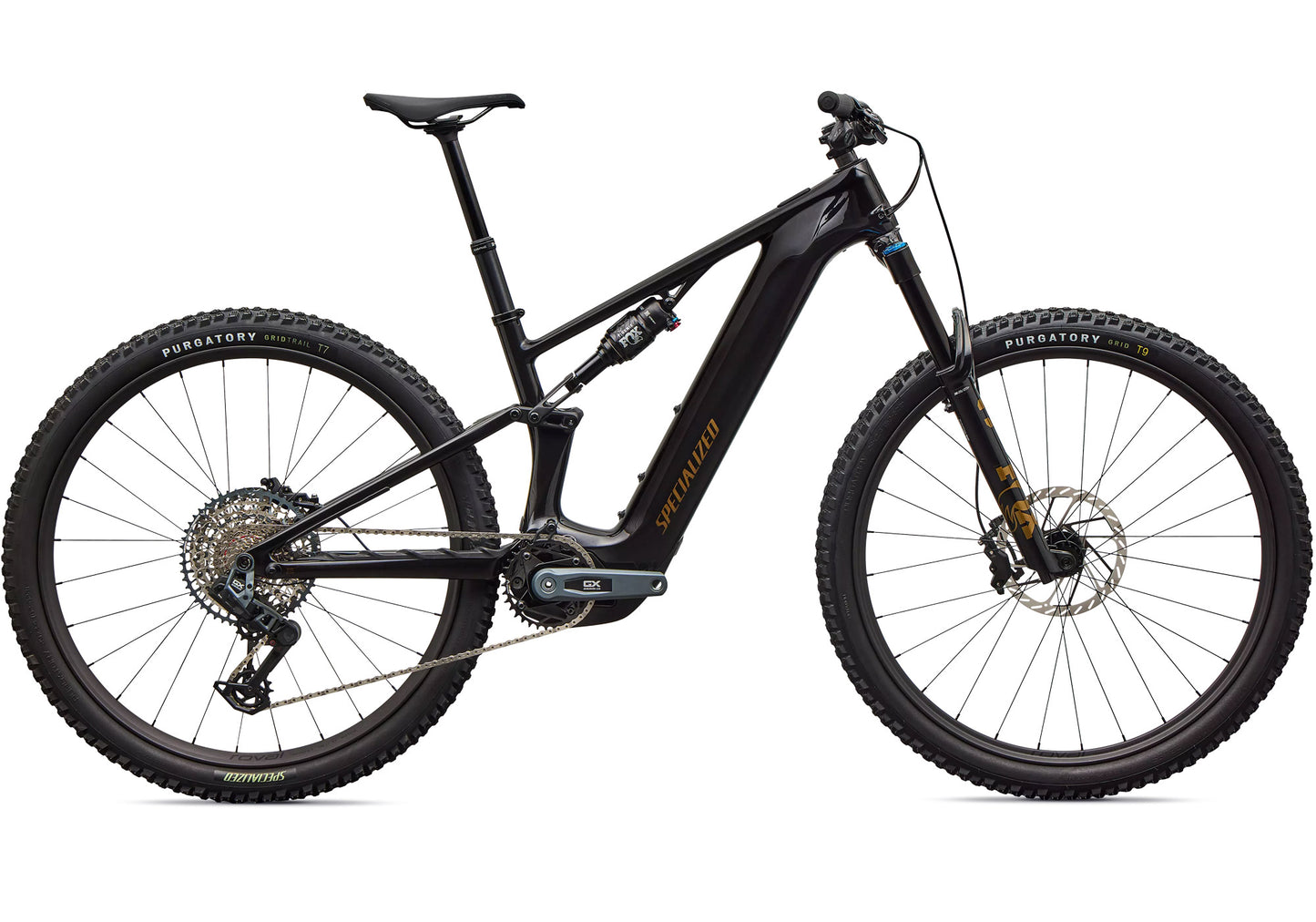 2026 Specialized Turbo Levo R Expert Unisex Electric Mountain Bike, Gloss Carbon/Burnt Gold Metallic 95226-3002,95226-3003,95226-3004,95226-3005,95226-3006 image 3