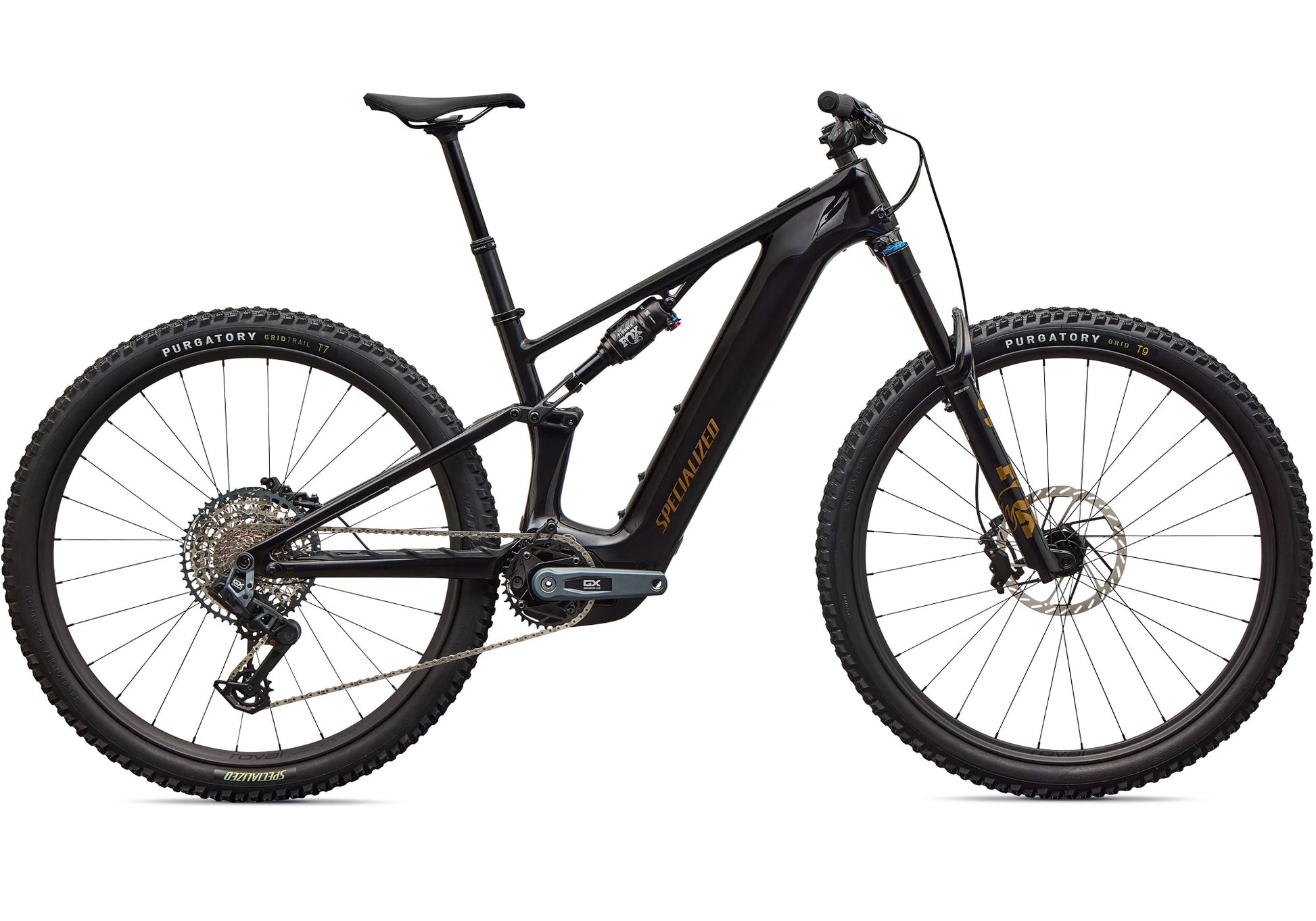2026 Specialized Turbo Levo R Expert Unisex Electric Mountain Bike, Gloss Carbon/Burnt Gold Metallic 95226-3002,95226-3003,95226-3004,95226-3005,95226-3006 image 3
