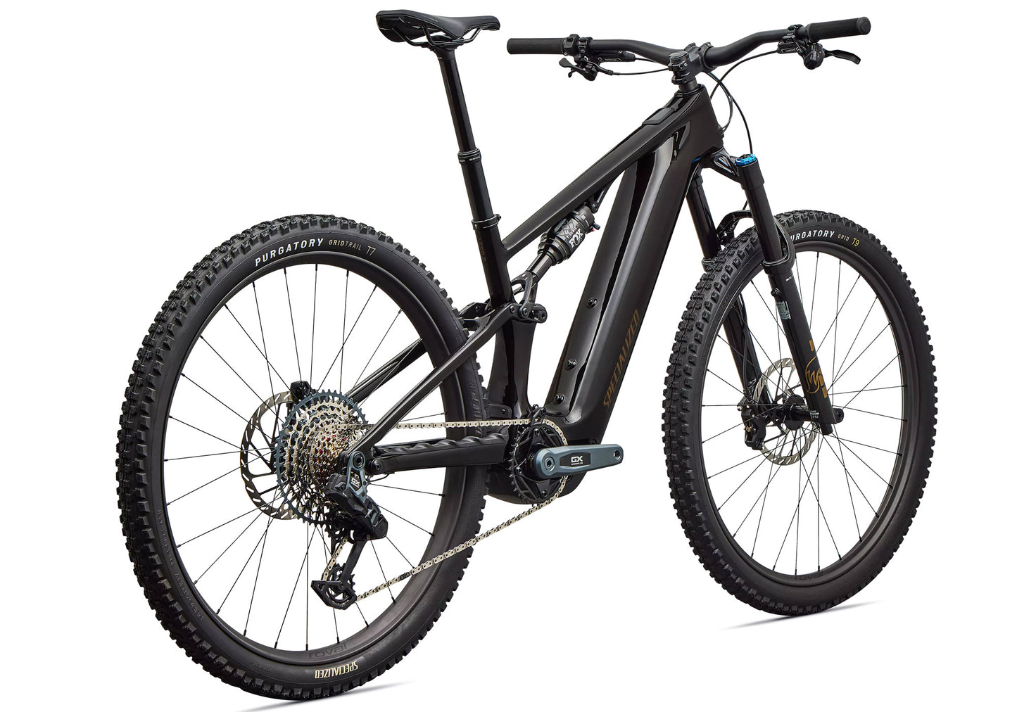 2026 Specialized Turbo Levo R Expert Unisex Electric Mountain Bike, Gloss Carbon/Burnt Gold Metallic 95226-3002,95226-3003,95226-3004,95226-3005,95226-3006 image 2