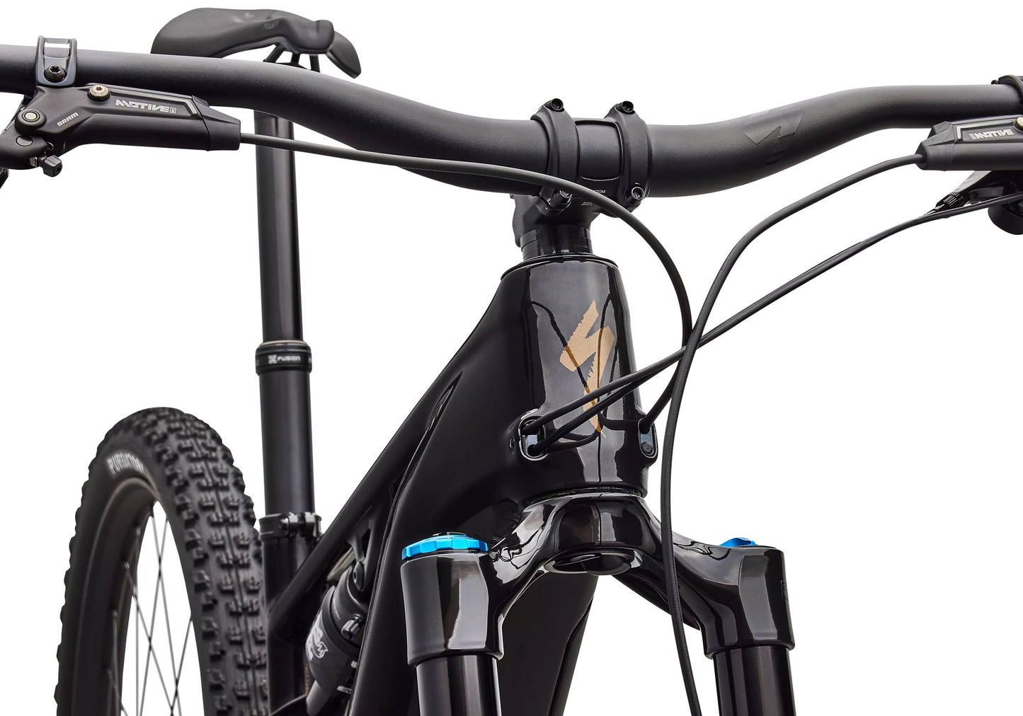 2026 Specialized Turbo Levo R Expert Unisex Electric Mountain Bike, Gloss Carbon/Burnt Gold Metallic 95226-3002,95226-3003,95226-3004,95226-3005,95226-3006 image 6