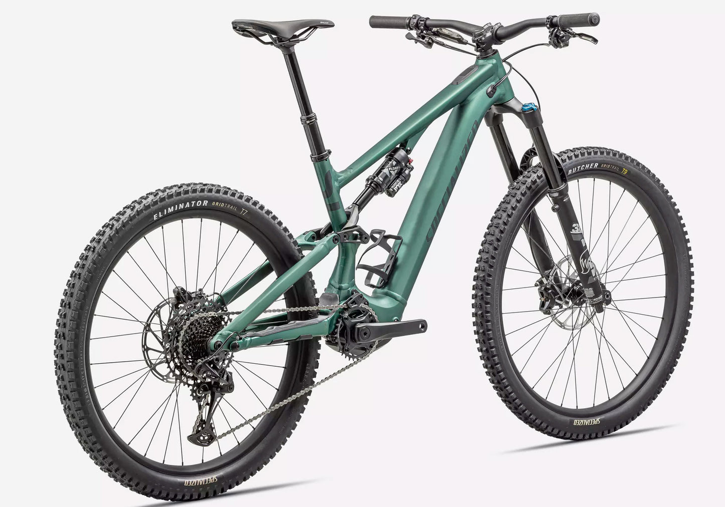 2024 Specialized Turbo Levo SL Comp Alloy, Unisex Electric Mountain Bike, Satin Pine Green/Forest Green