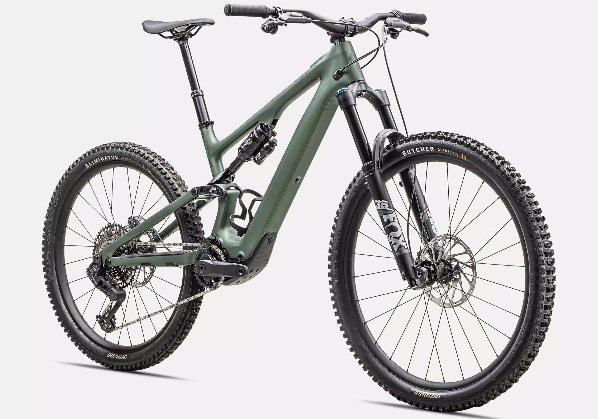 2025 Specialized Turbo Levo SL Comp Unisex Electric Mountain Bike, Cypress Metallic