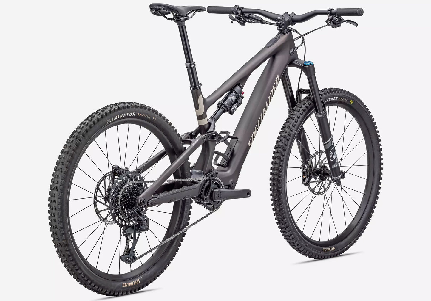 2023 Specialized Turbo Levo SL Comp Carbon, Unisex Electric Mountain Bike - Satin Doppio/Sand/Silver Dust