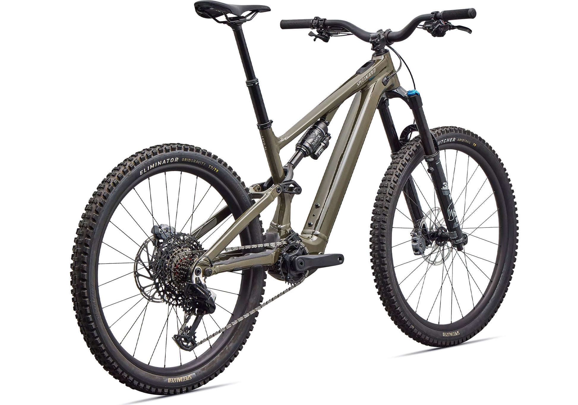 2026 Specialized Turbo Levo SL 2 Comp Alloy Oak Green / Sandstone image 3