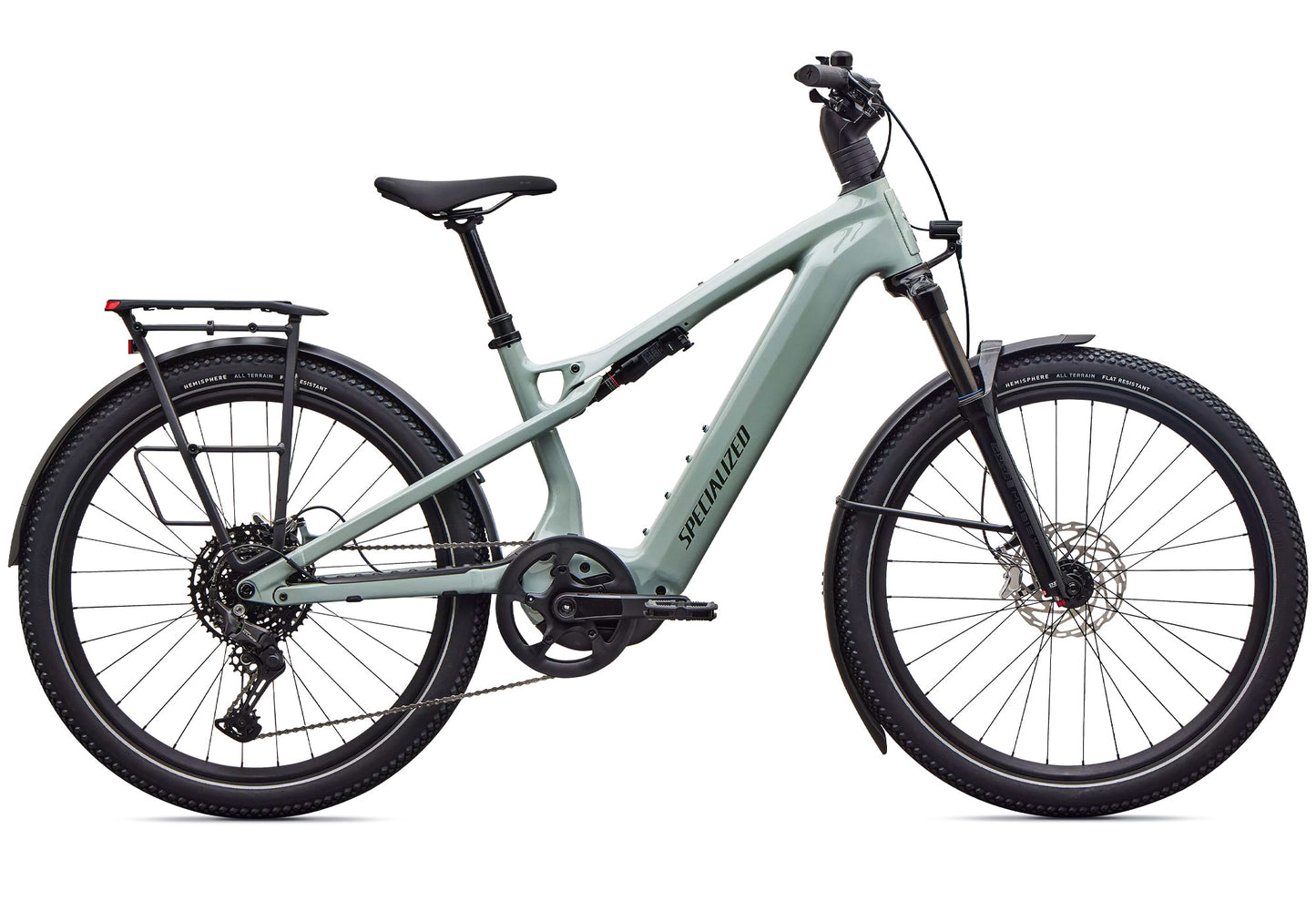 2027 Specialized Vado X 3 4.0 Unisex Electric Urban Bike, Gloss Agave Grey image 3