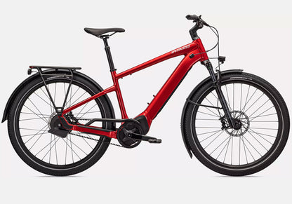 2023 Specialized Turbo Vado 5.0 IGH Unisex Electric Urban Bike, Red Tint/Silver Reflective side view