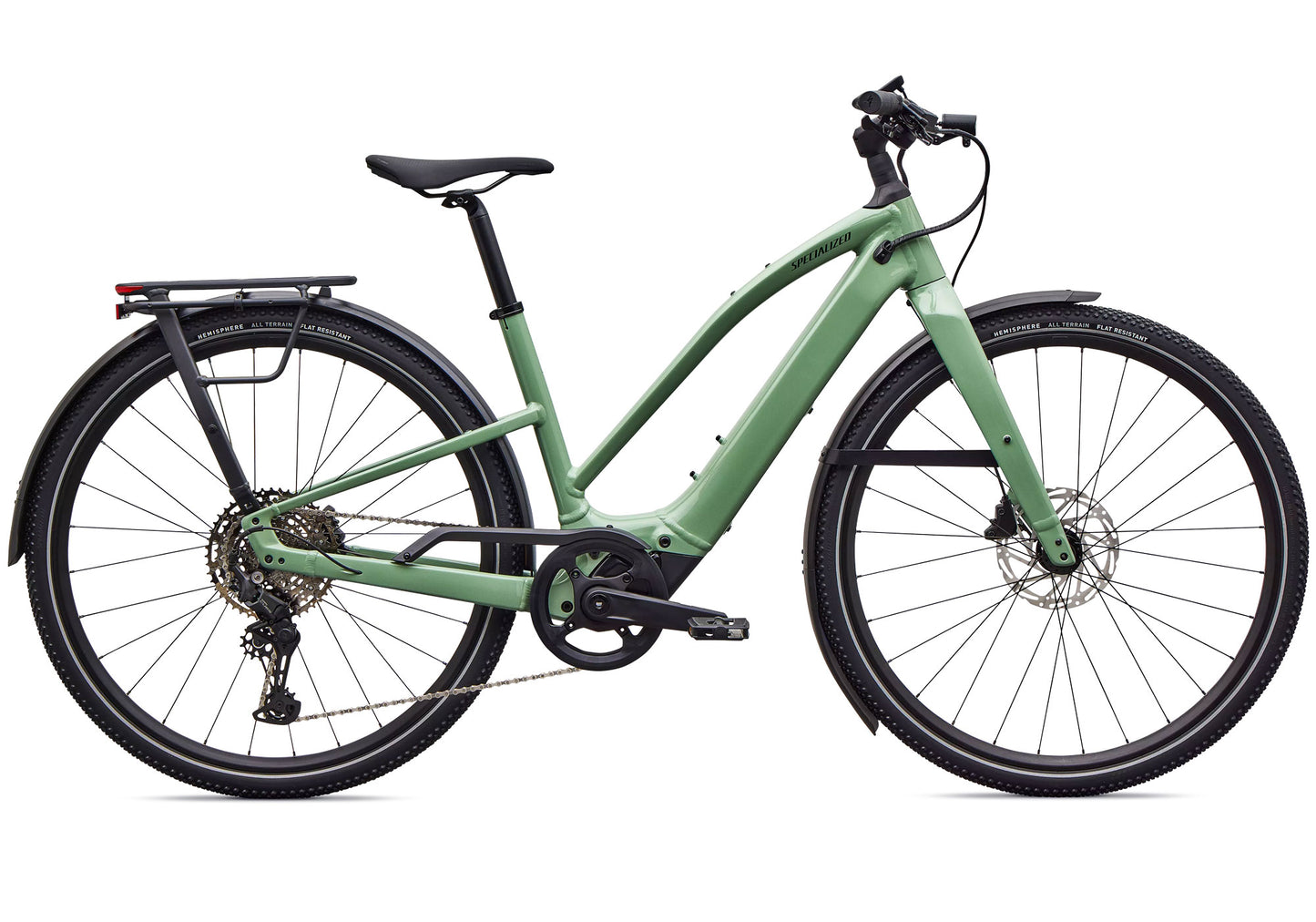2027 Specialized Turbo Vado SL 2 4.0 Step-Through Unisex Electric Urban Bike - Gloss Pistachio 93927-5502,93927-5503 image 2