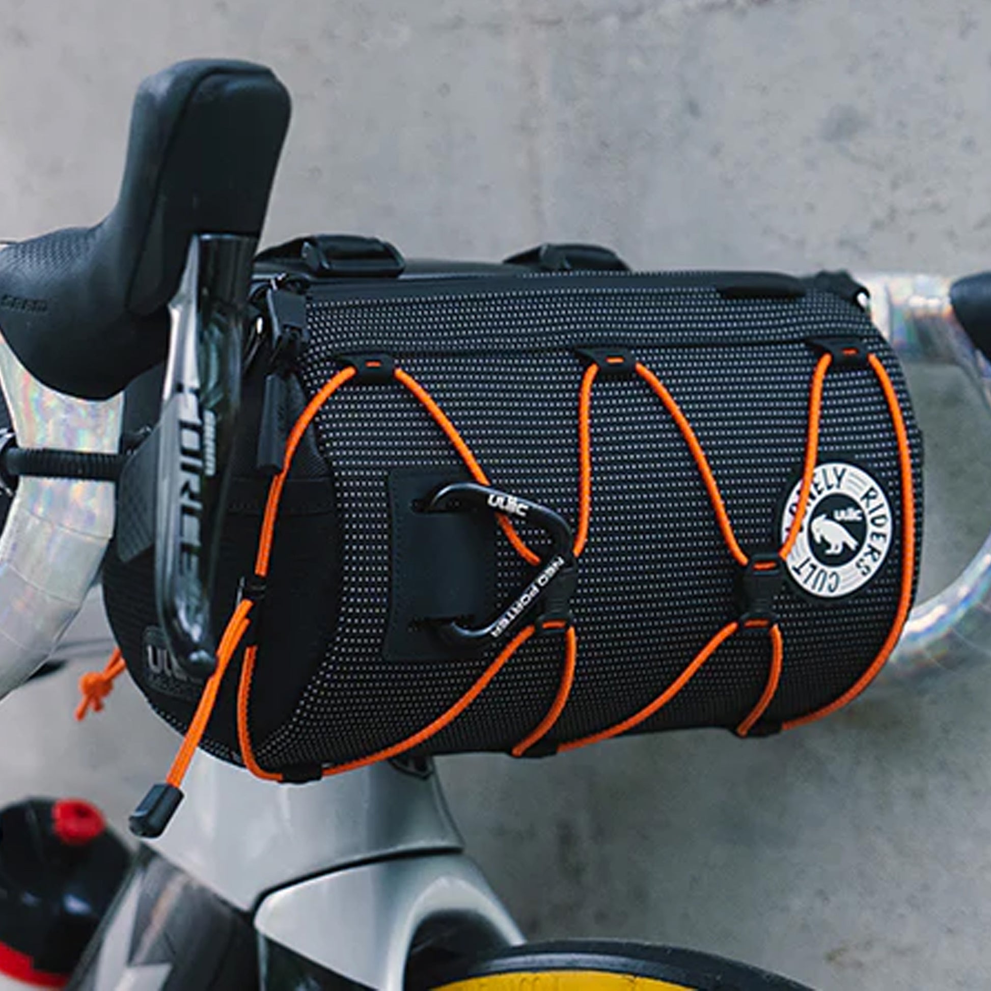 Ulac Coursier Verve X-Spyder Klip 3.8 Litre Handlebar Bag - Black image 2