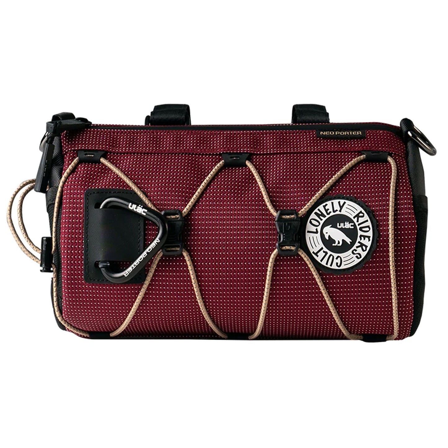 Ulac Coursier Verve X-Spyder Klip 3.8 Litre Handlebar Bag - Sangria image 1