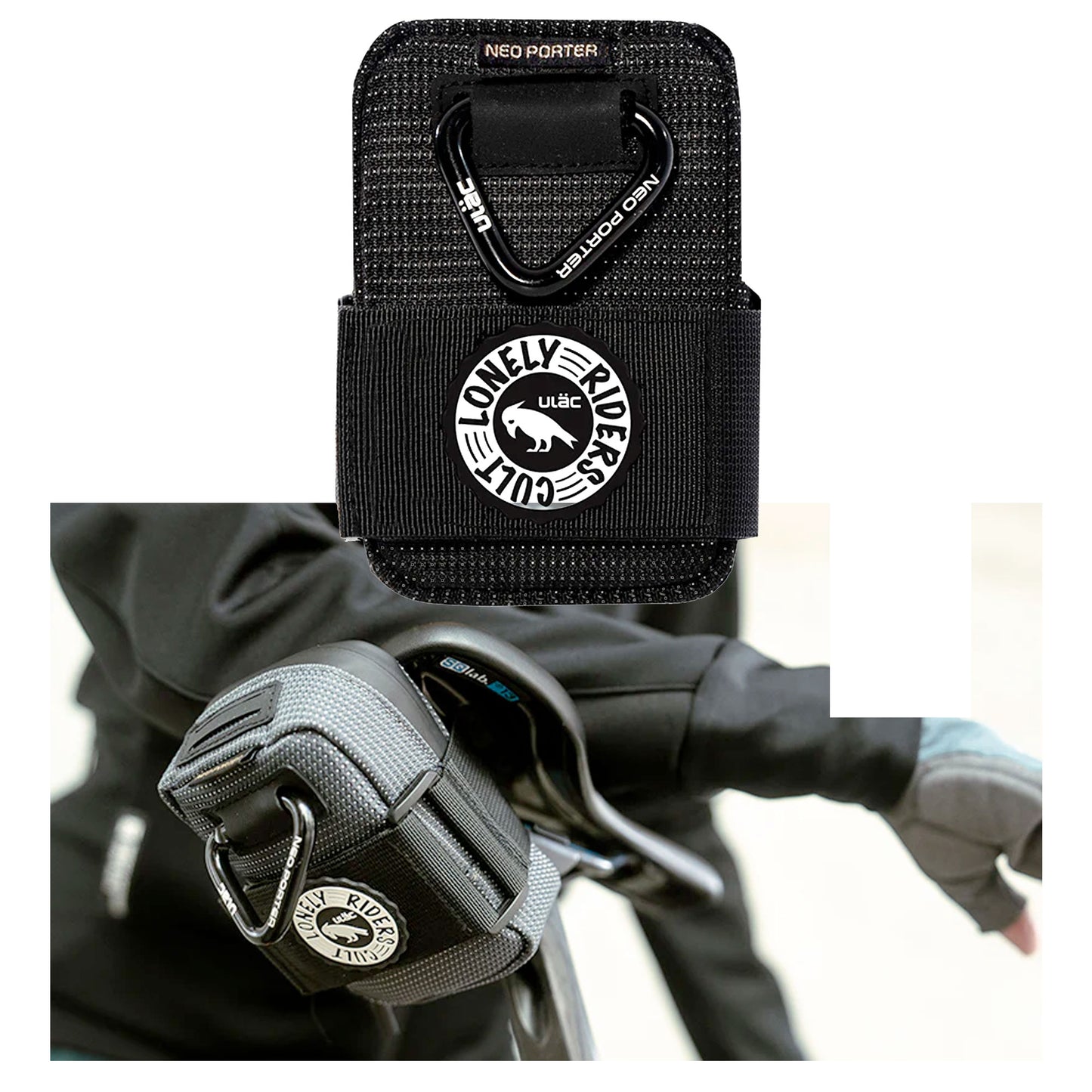 Ulac Radtail Verve Saddle Bag 0.5 Litre Black