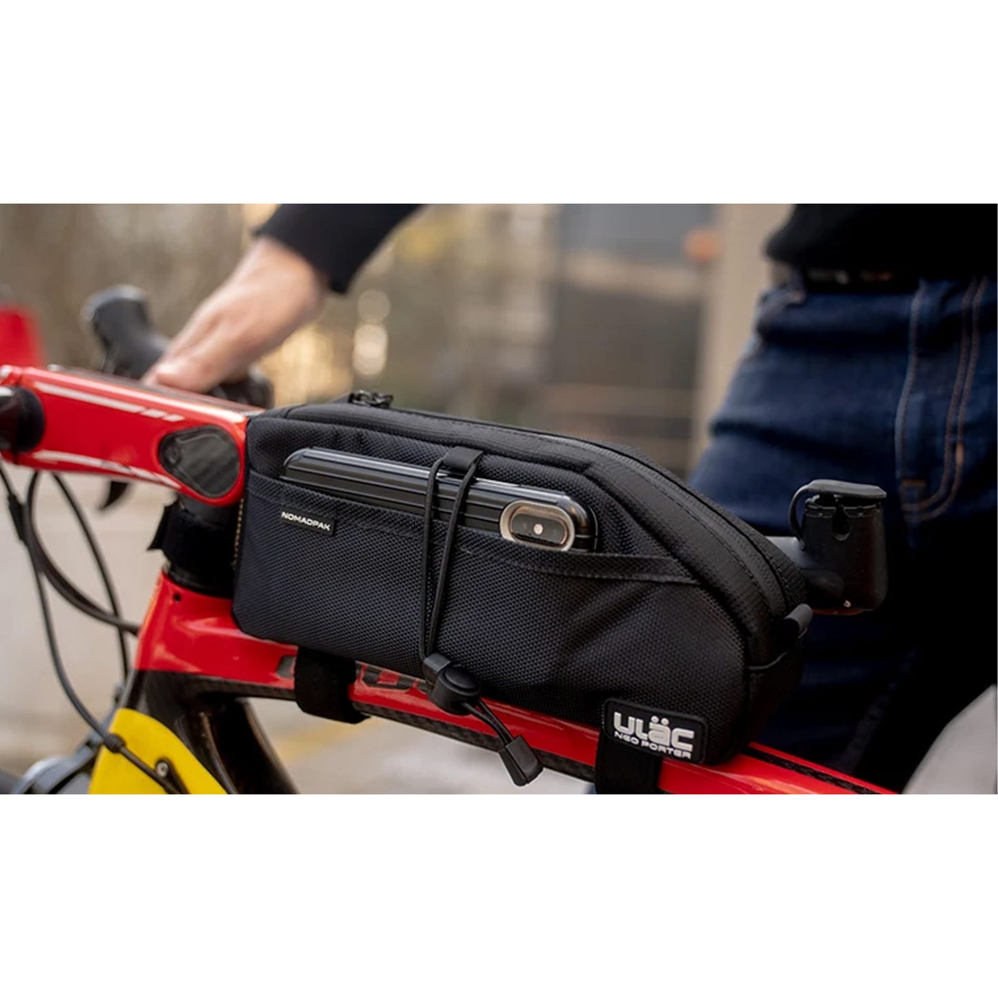 ULAC Trekking Max 1.6 Litre Top Tube Bag - Black UL-TB1-BLK image 3