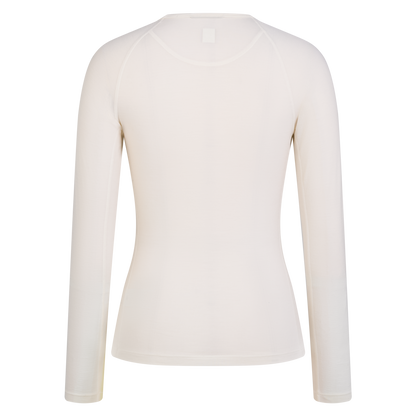 Rapha 2026 Women's Merino Cycling Base Layer Long Sleeve, Cream image 2