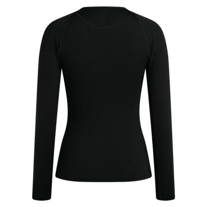 Rapha 2026 Women's Merino Cycling Base Layer Long Sleeve, Black image 2