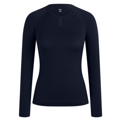 Rapha 2026 Women's Merino Cycling Base Layer Long Sleeve, Dark Navy image 1