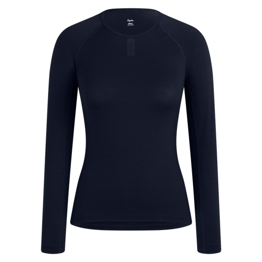 Rapha 2026 Women's Merino Cycling Base Layer Long Sleeve, Dark Navy image 1
