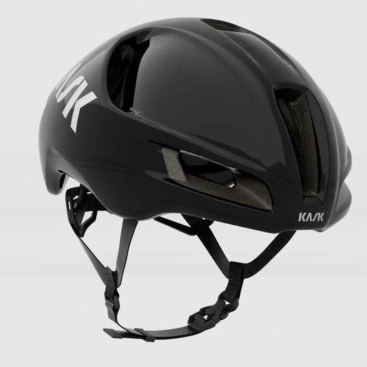 Kask Utopia Y Unisex Aero Road Cycling Helmet, Black image 1