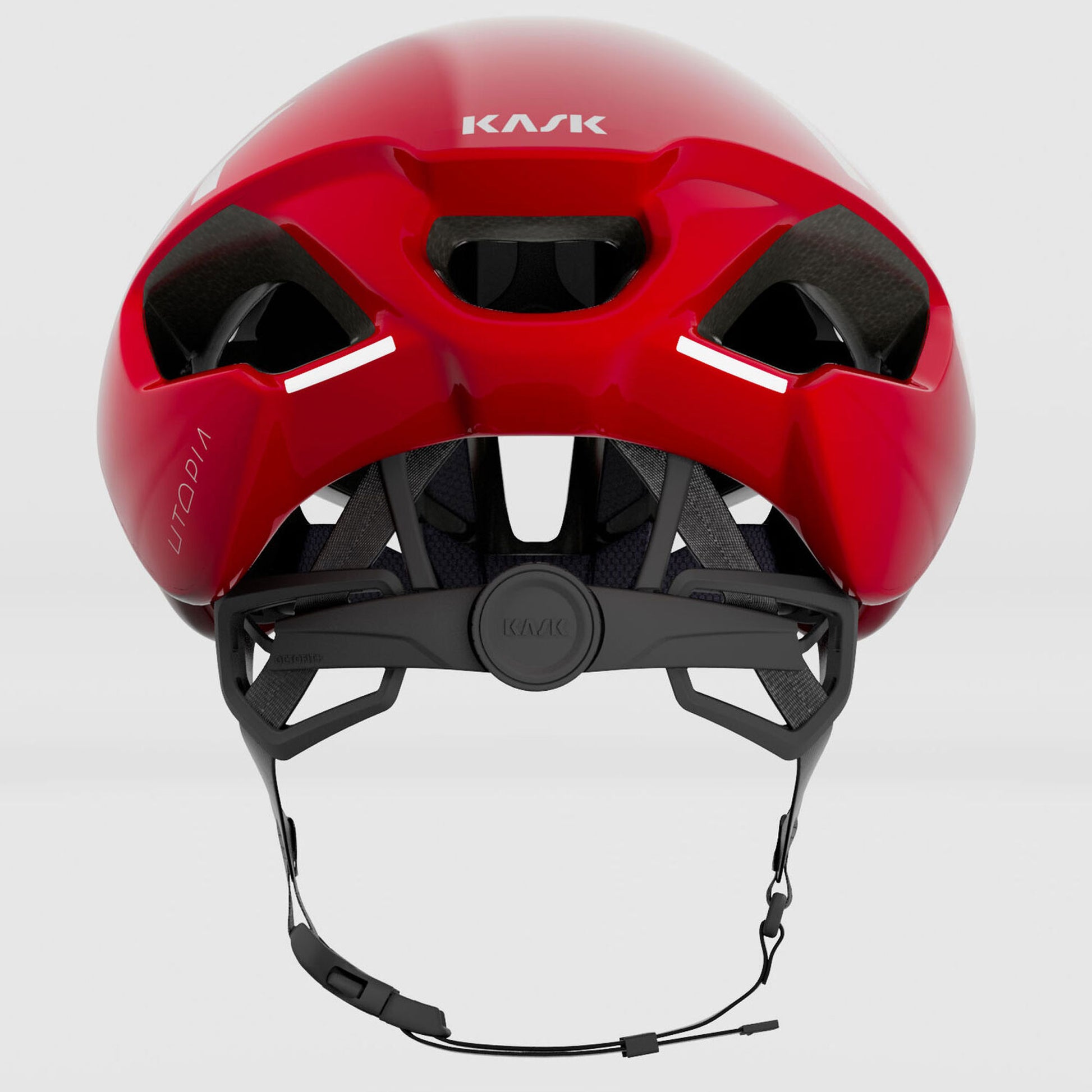 Kask Utopia Y Unisex Aero Road Cycling Helmet, Red image 3