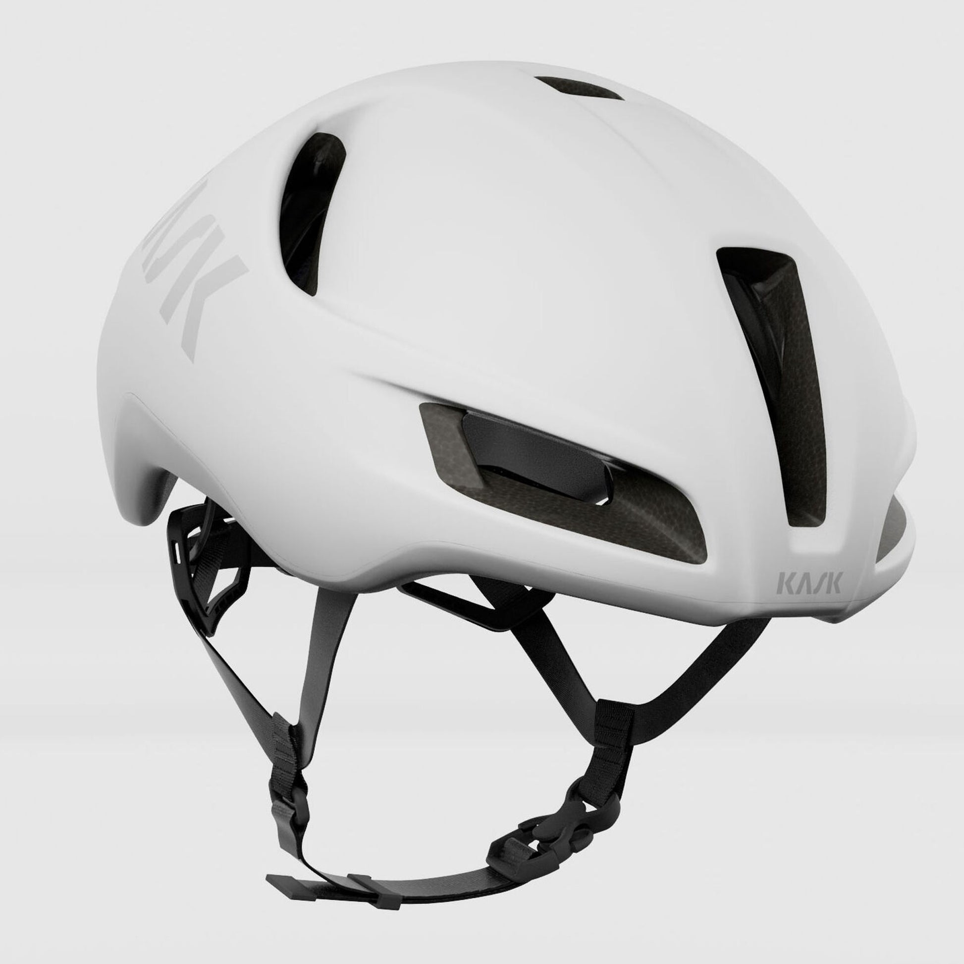 Kask Utopia Y Unisex Aero Road Cycling Helmet, White Matt image 1