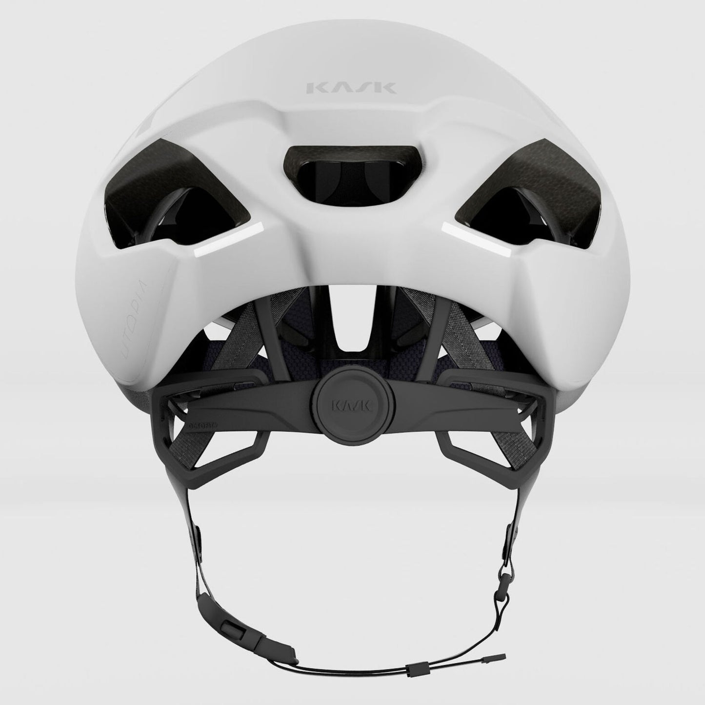 Kask Utopia Y Unisex Aero Road Cycling Helmet, White Matt image 2