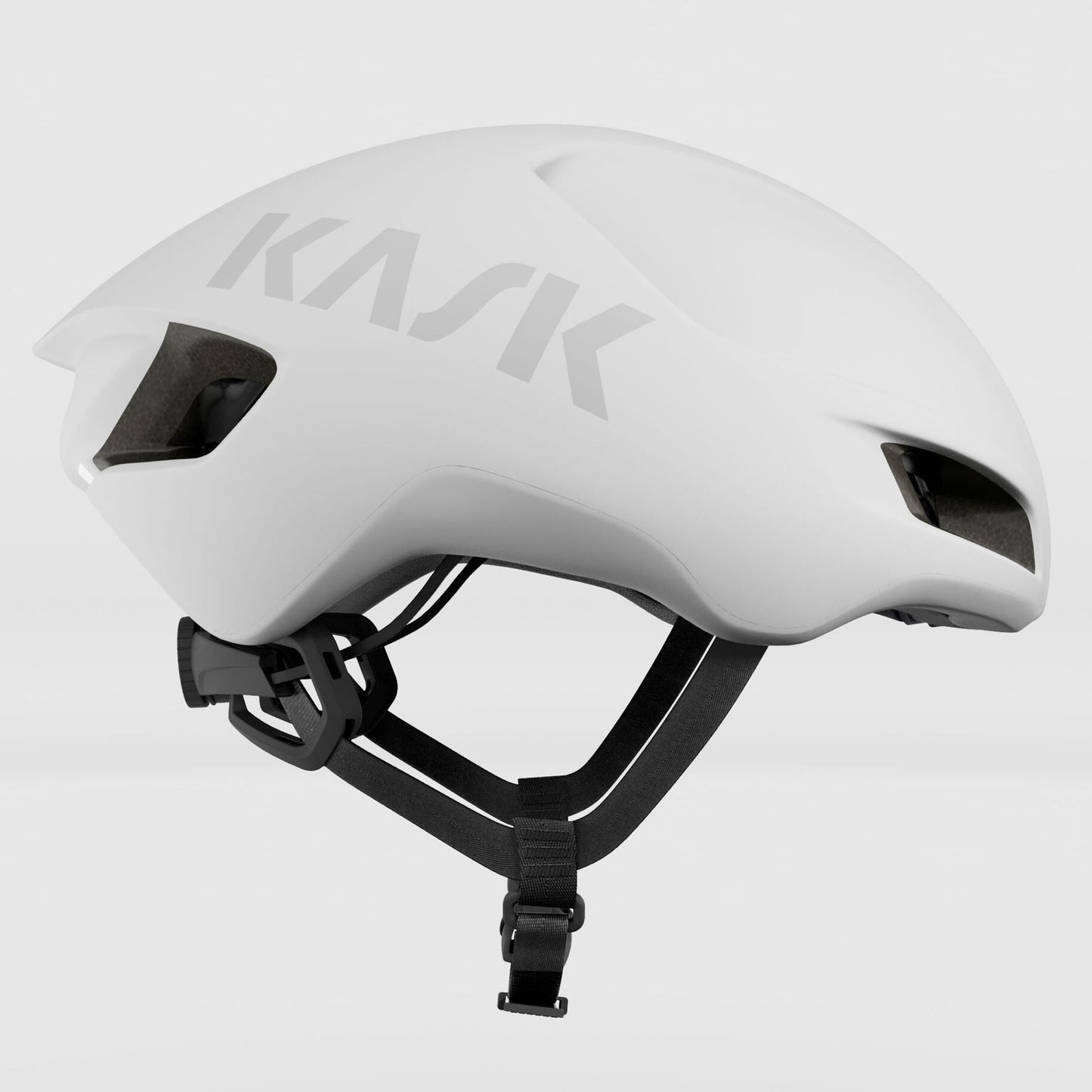 Kask Utopia Y Unisex Aero Road Cycling Helmet, White Matt image 3