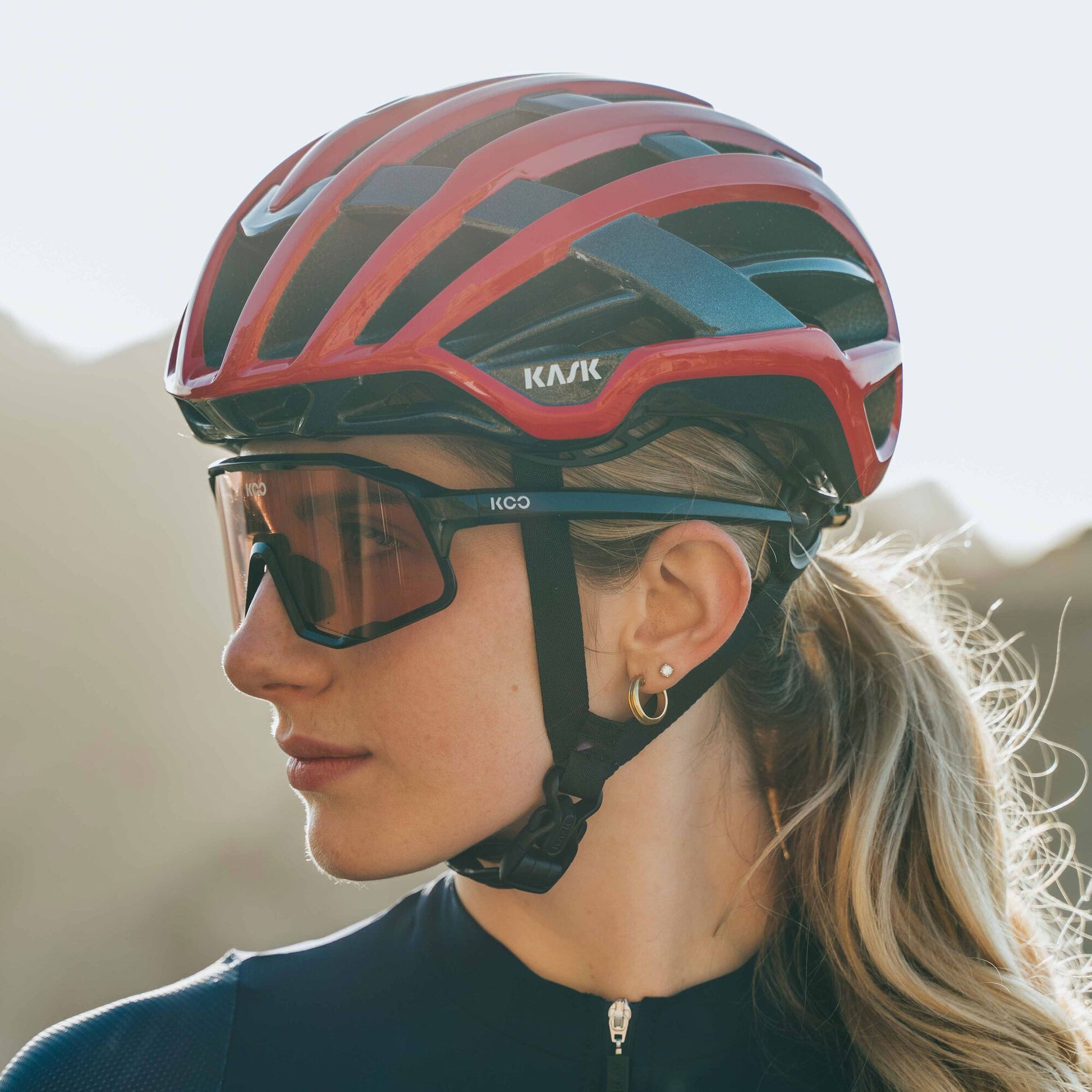 Kask Valegro WG11 Unisex Road Cycling Helmet, Red image 4