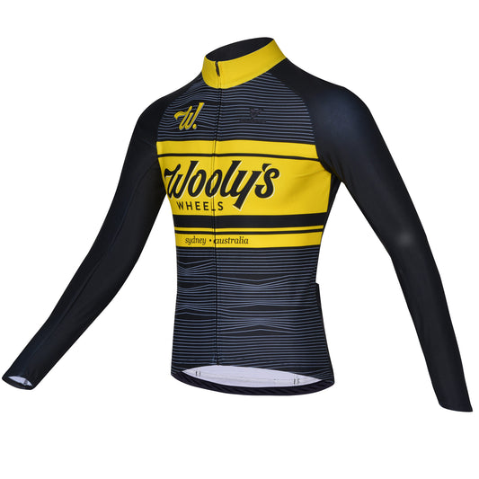 Wooly's Wheels (Cuore) Men's Long Sleeve Thermal Jersey
