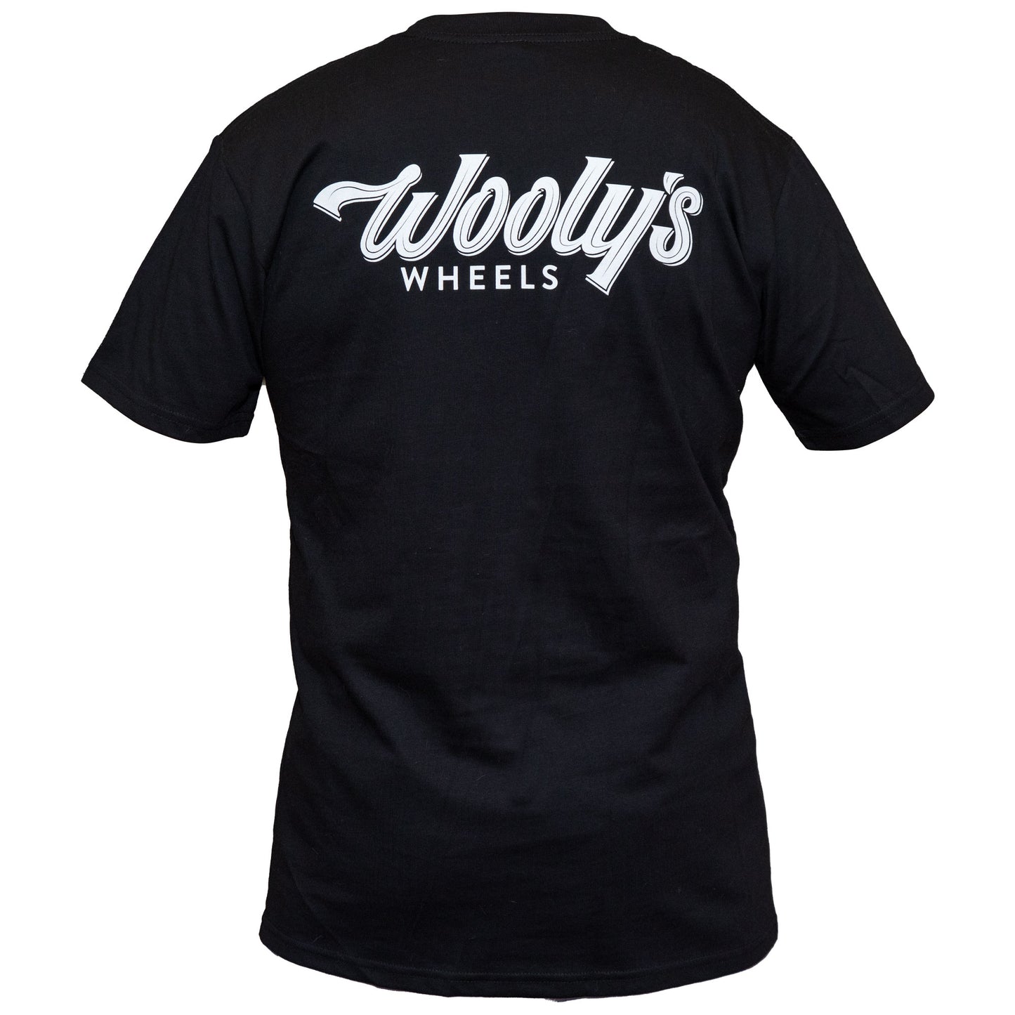 2025 Wooly's Wheels Classic T-Shirt, Black