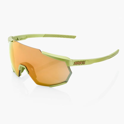 100% Racetrap Cycling Sunglasses, Matt Metalic Viperidae with Bronze Multilayer Mirror Lens +Clear Lens buy online at Woolys Wheels with free delivery