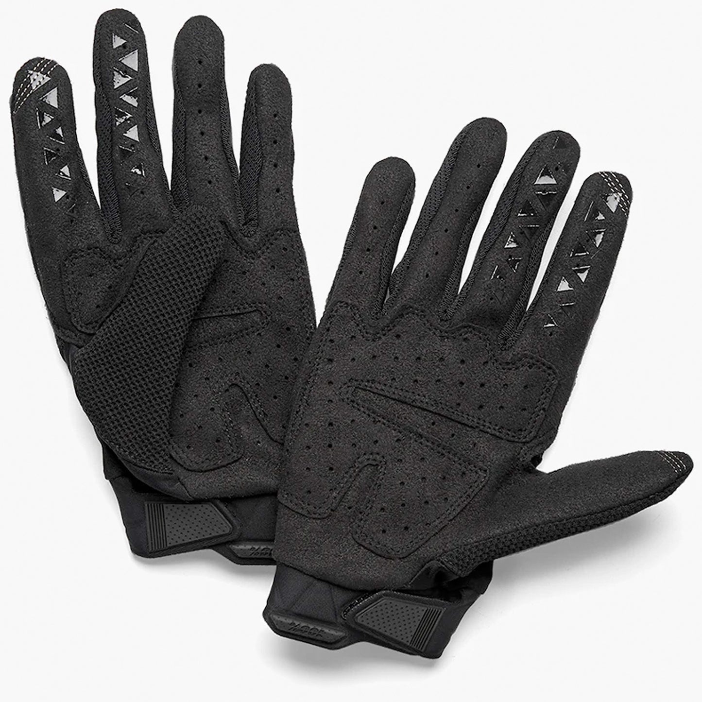 100% Airmatic Mens MTB Gloves, Black/Charcoal