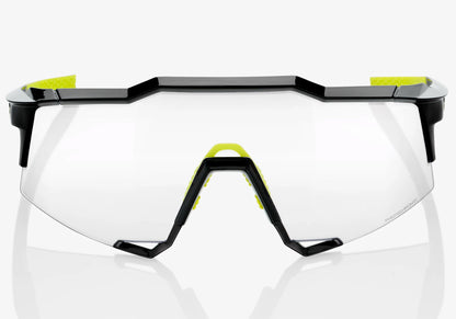 100% Speedcraft Polished Black with Photochromatic Lens Sports Sunglasses